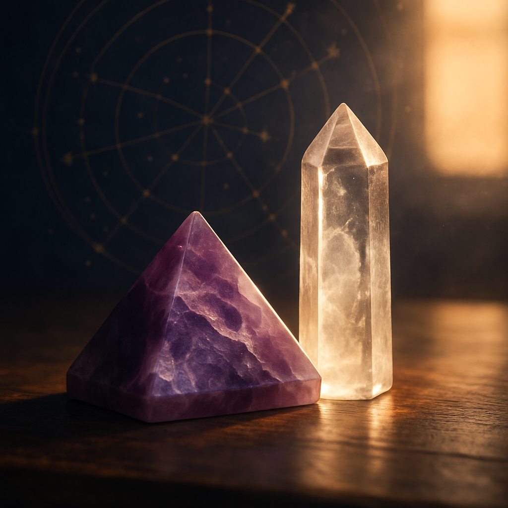 Amethyst vs. Clear Quartz: Choosing Crystals for Your Planetary Afflictions